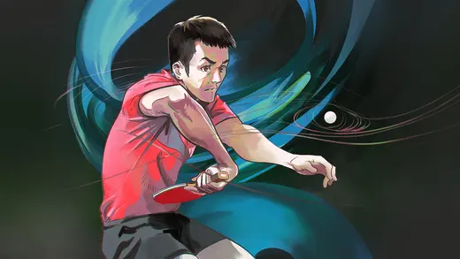 Dessin de ping-pong 27
