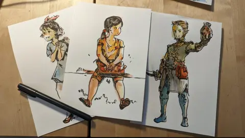Portrait de commande en héros de RPG, par Nayth (6/22)