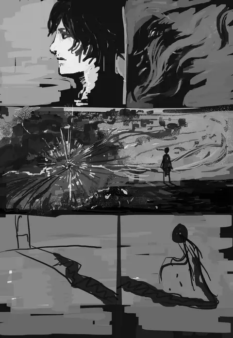 Dessin, août 2008