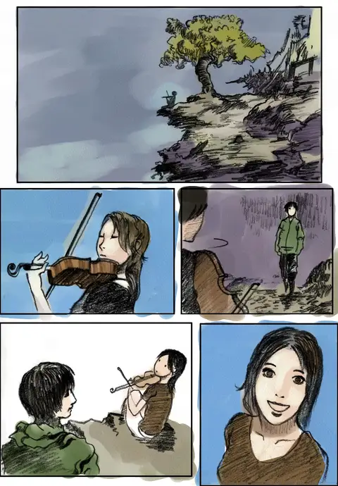 Dessin, août 2008