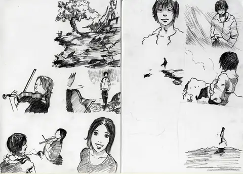 Dessin, août 2008