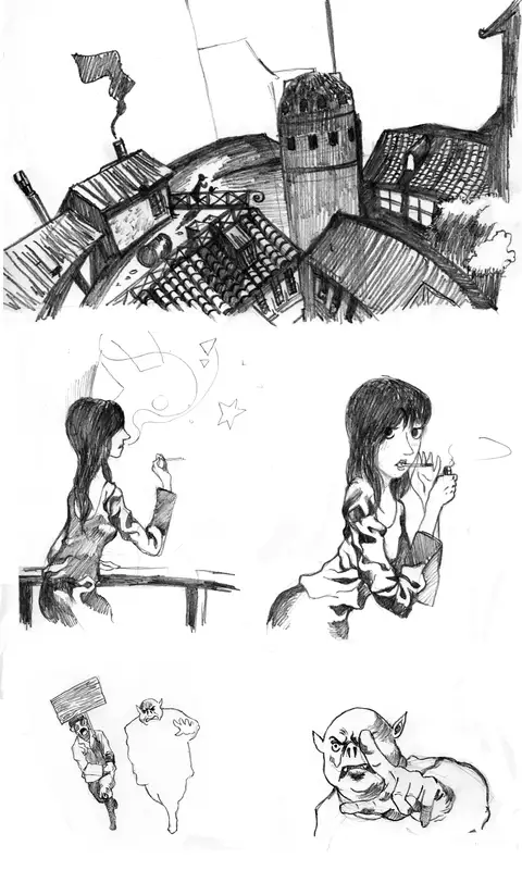 Dessin, septembre 2008