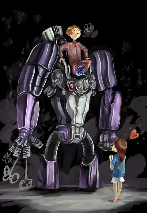 Dessin de Nayth, mai 2010 (8/10)