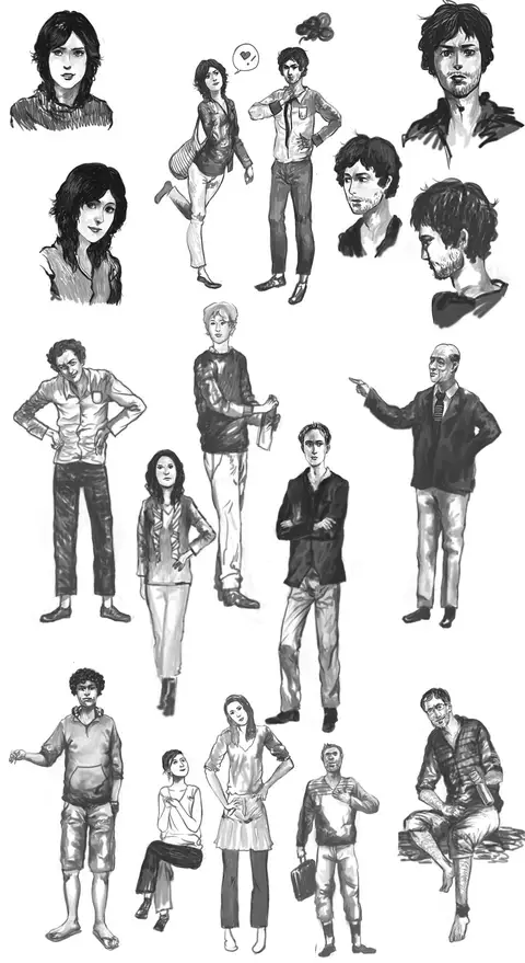 Dessin, août 2010