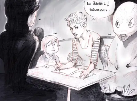 Dessin de Nayth, avril 2011 (4/7)
