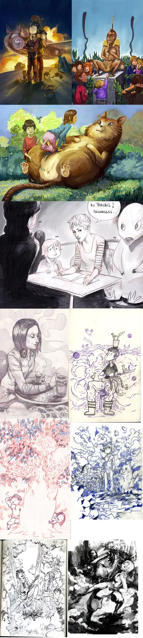 Dessin de Nayth, avril 2011 (6/7)