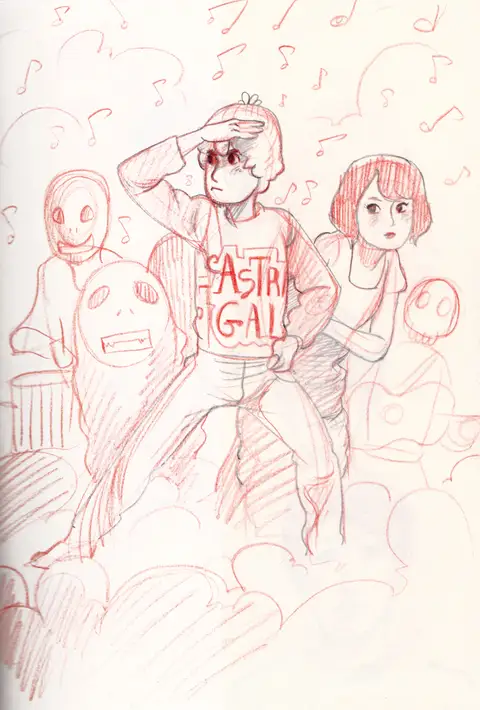 Dessin, août 2011