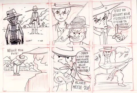 Dessin, août 2011