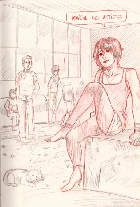 Dessin, août 2011