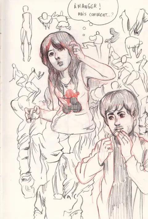 Dessin, août 2011