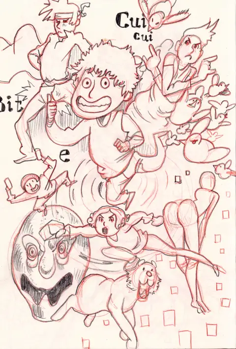 Dessin, août 2011