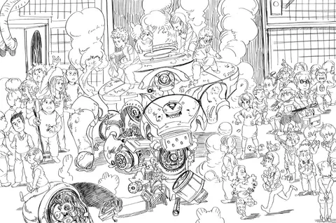 Dessin, juin 2014