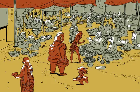 Dessin de Nayth, août 2019, Dreamtime Travellers (5/18)