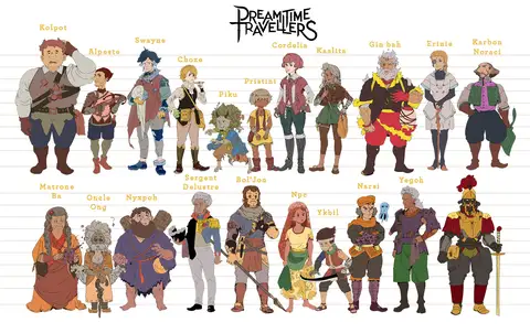 Dessin de Nayth, avril 2020, Dreamtime Travellers (1/10)