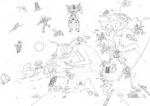Dessin de Nayth, juin 2021, Worldmaps (9/16)