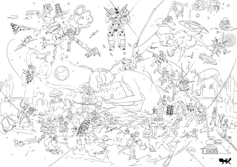 Dessin de Nayth, juin 2021, Worldmaps (11/16)