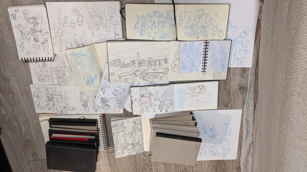 Dessiner dans le métro (2/2)