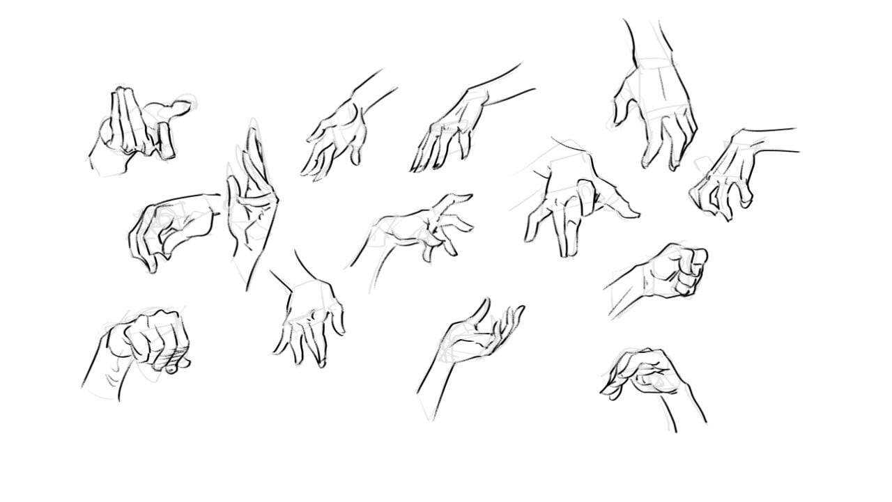 Apprendre à dessiner des mains (3/3)