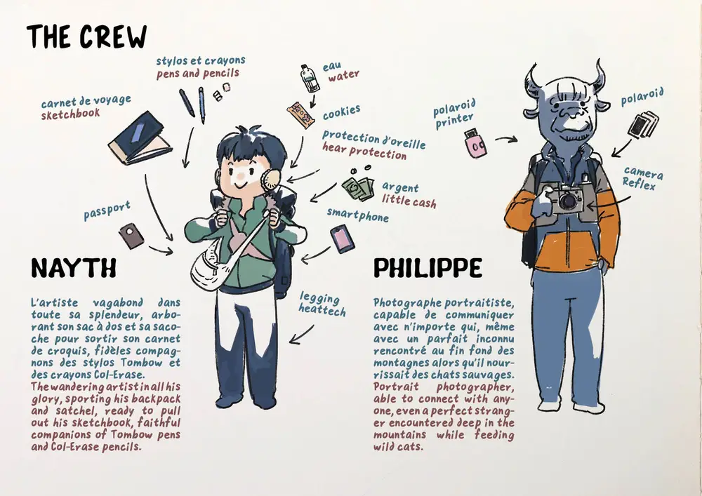 Drawing Korea, double page 1