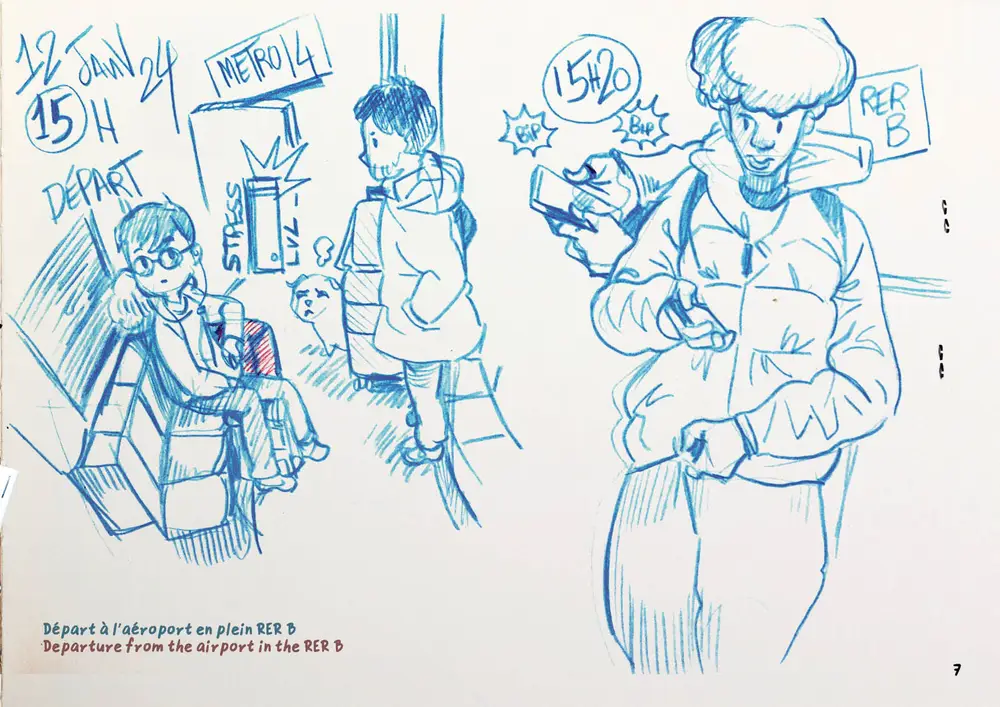 Drawing Korea, double page 3
