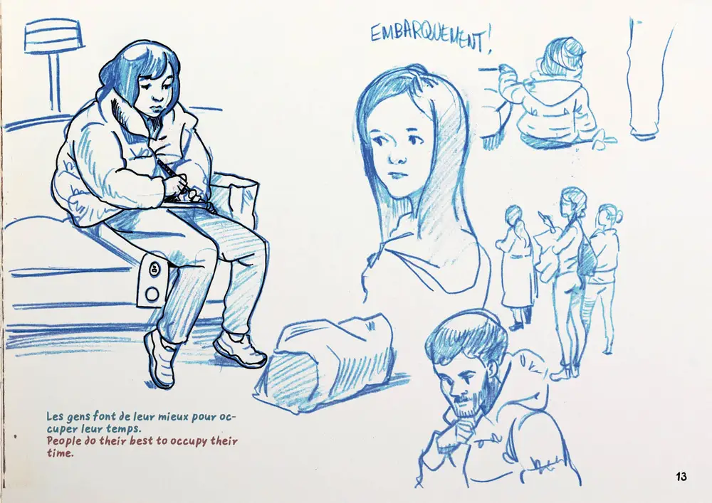 Drawing Korea, double page 7