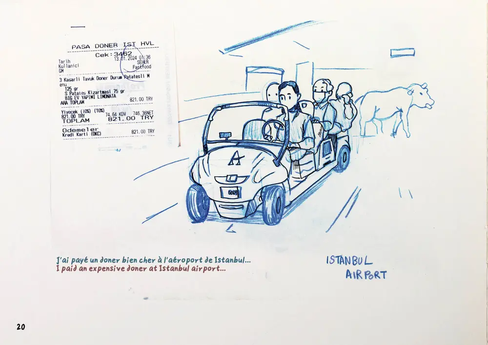 Drawing Korea, double page 12