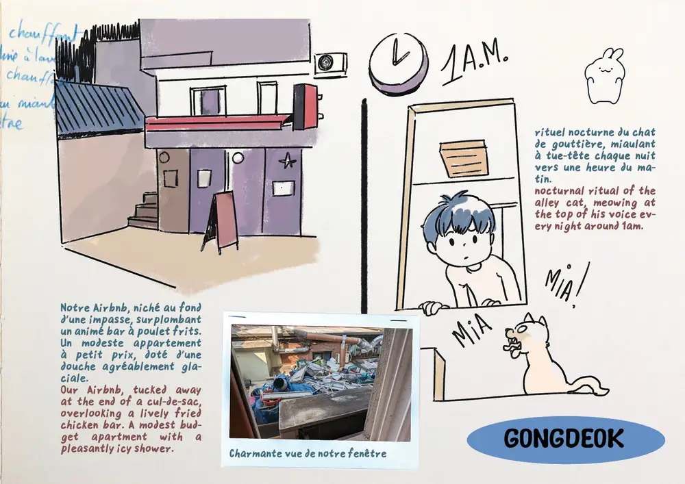 Drawing Korea, double page 20