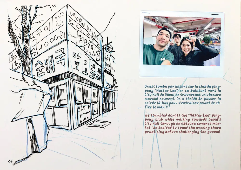 Drawing Korea, double page 24
