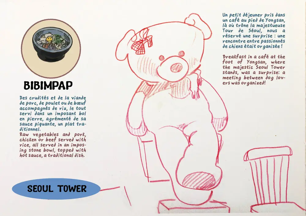 Drawing Korea, double page 35