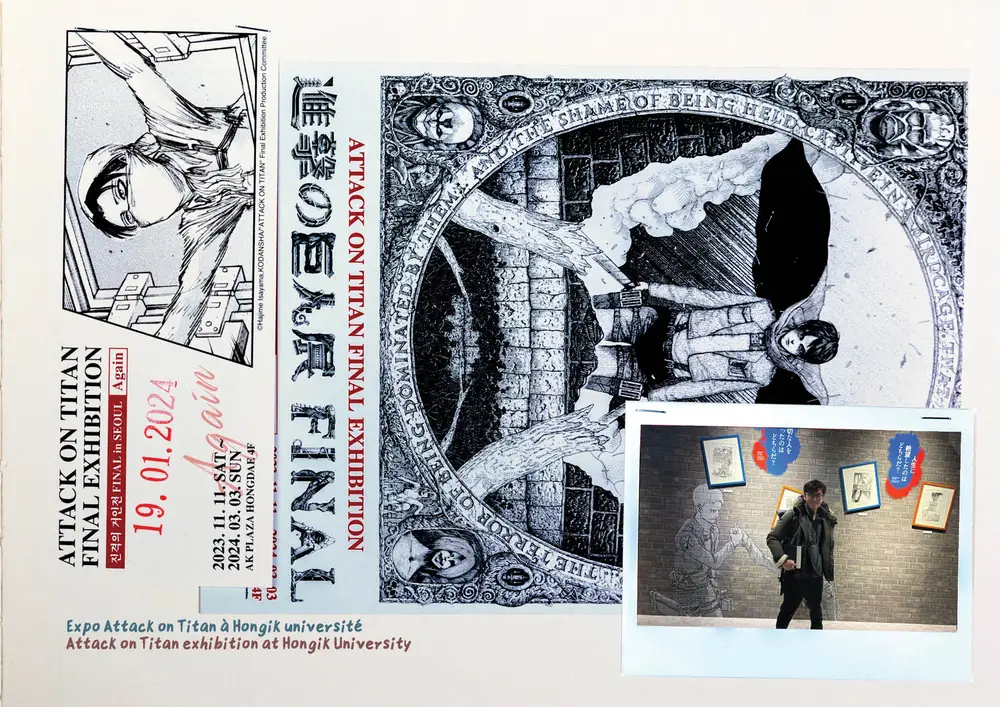 Drawing Korea, double page 57
