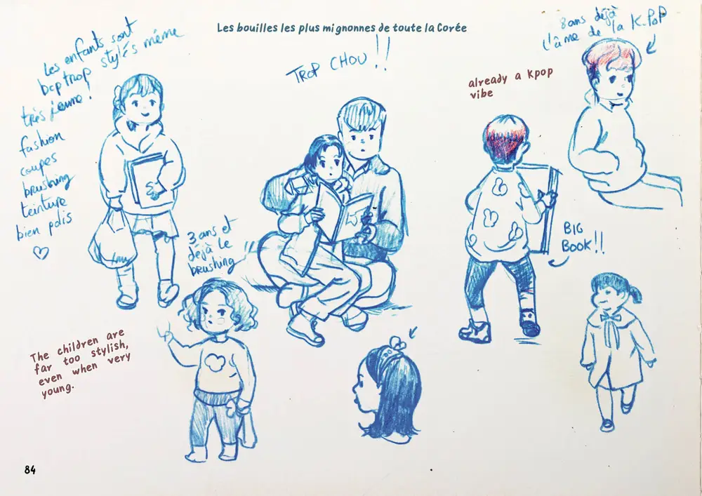 Drawing Korea, double page 60