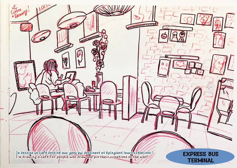 Drawing Korea, double page 63