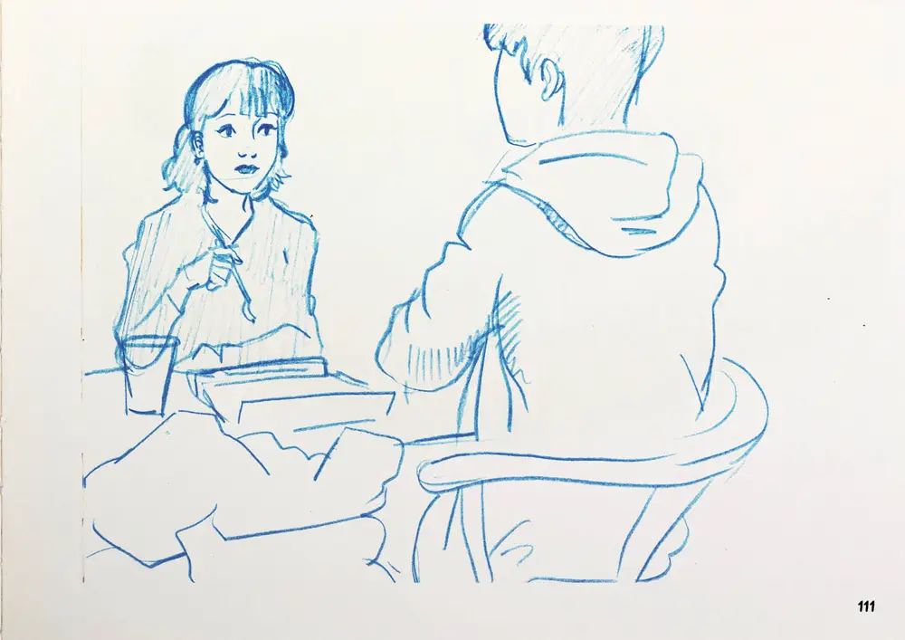 Drawing Korea, double page 75