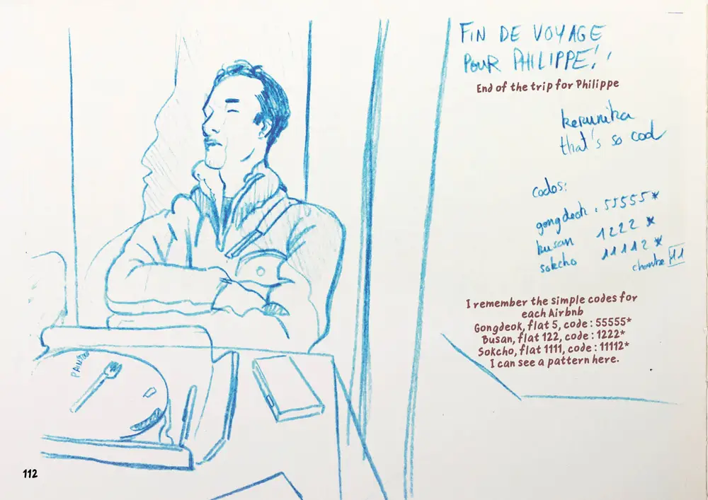 Drawing Korea, double page 76