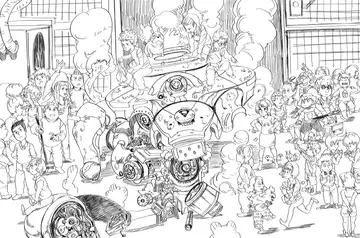 King of Ping, Les dessins finis, page 28