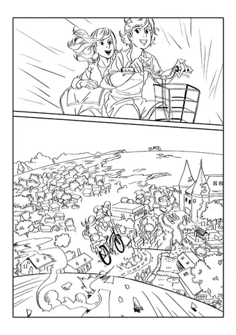 King of Ping, Les dessins finis, page 55