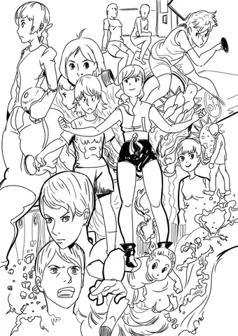 King of Ping, Les dessins finis, page 134