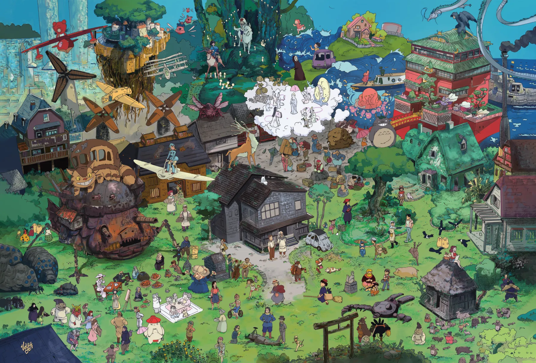 Worldmap Ghibli