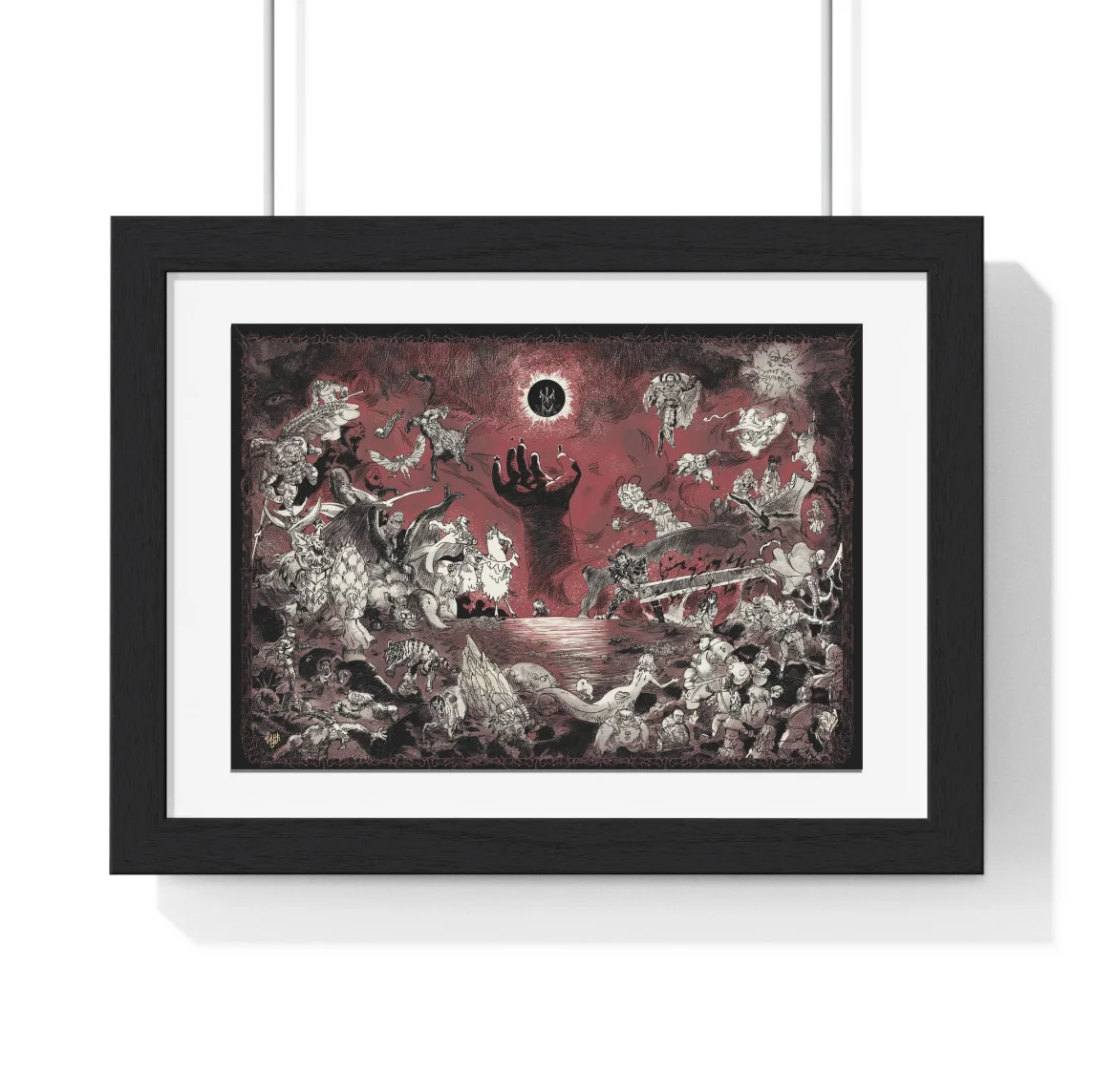 Berserk worldmap poster