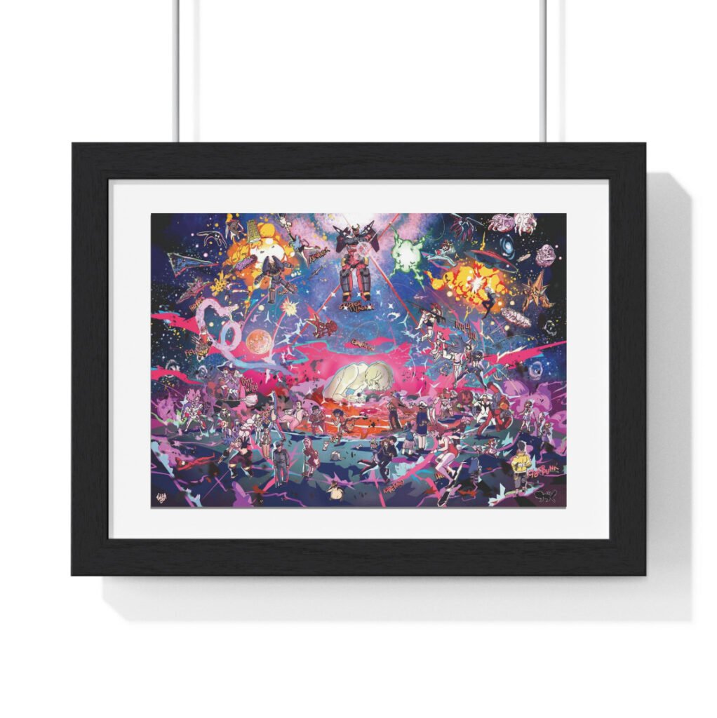 Gainax worldmap poster