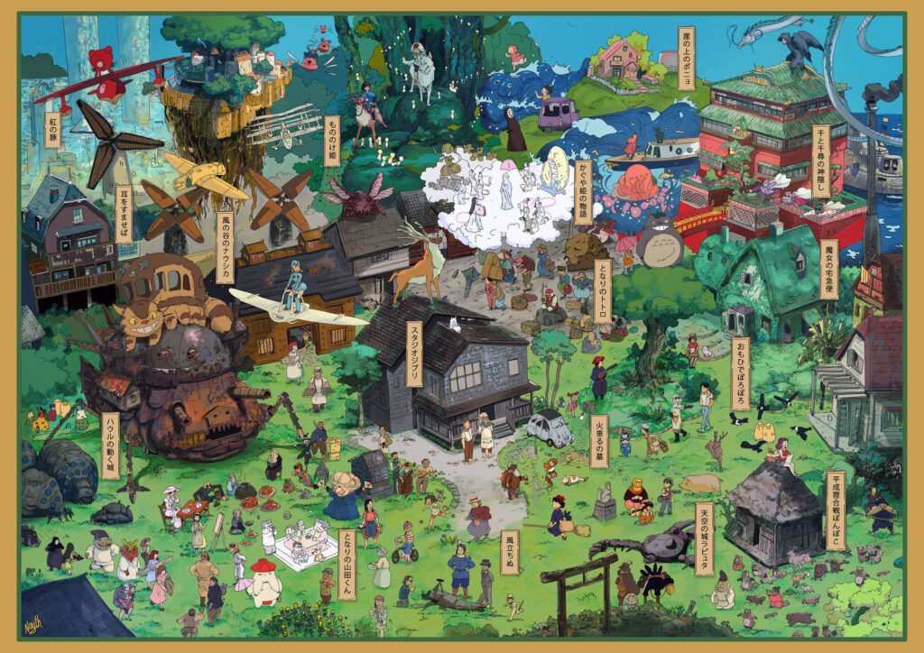 ghibli worldmap