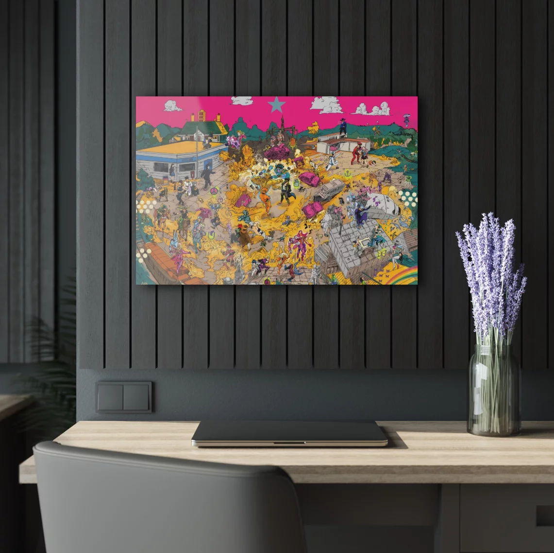 Jojo's Bizarre Adventure worldmap poster - Image 3