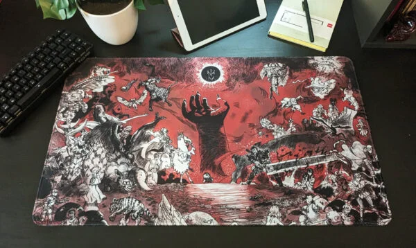 Berserk worldmap - Mousepad 70cm x 40cm