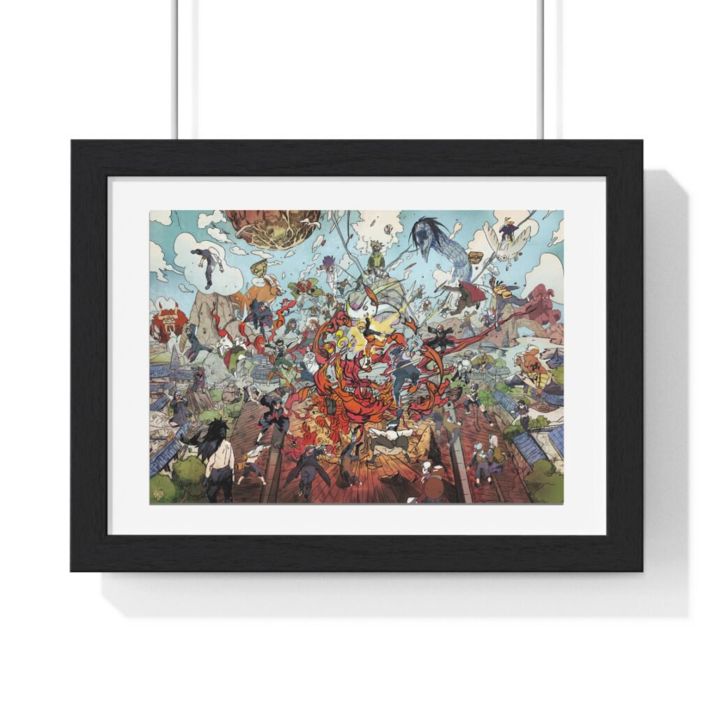 Naruto worldmap poster