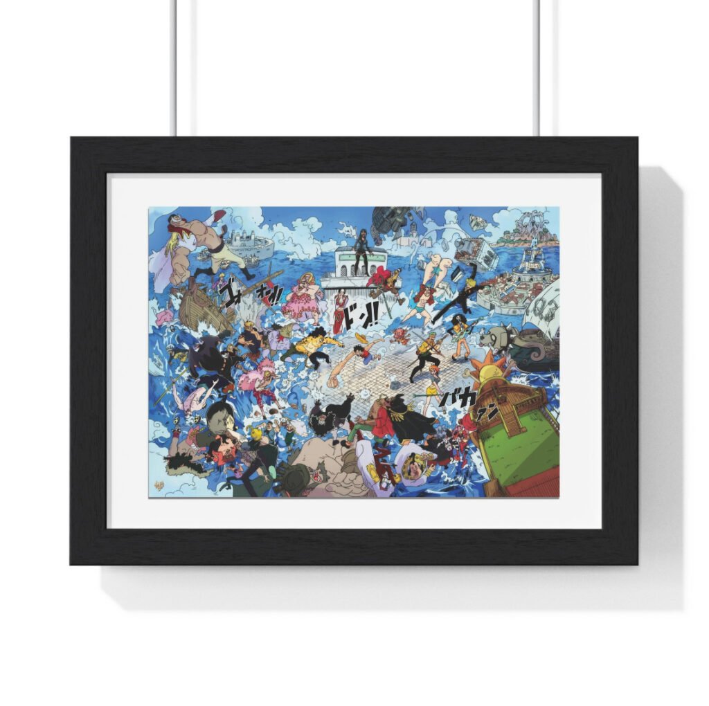 One Piece worldmap poster