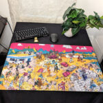 Jojo worldmap - Mousepad 70cm x 40cm