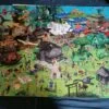 Commision portrait / famille dessiné dans une des Worldmaps sur tableau PVC