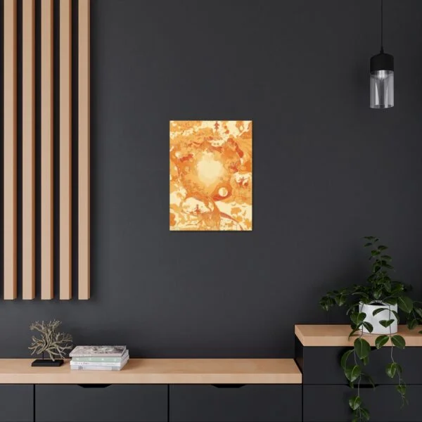 Orange Wind Elemental Wall Art printed on canvas, Abstract Wall Art, Bedroom Wall Art, Living room Art, Dining Room Art, Minimalist - Image 33