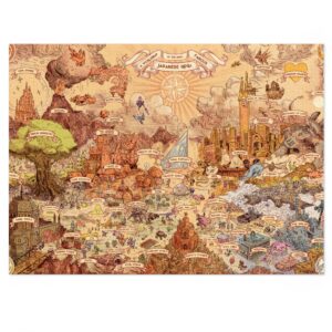 Final Fantasy games inspired Puzzle (500,1000-Piece)