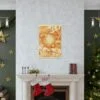 Orange Wind Elemental Wall Art printed on canvas, Abstract Wall Art, Bedroom Wall Art, Living room Art, Dining Room Art, Minimalist - Image 62